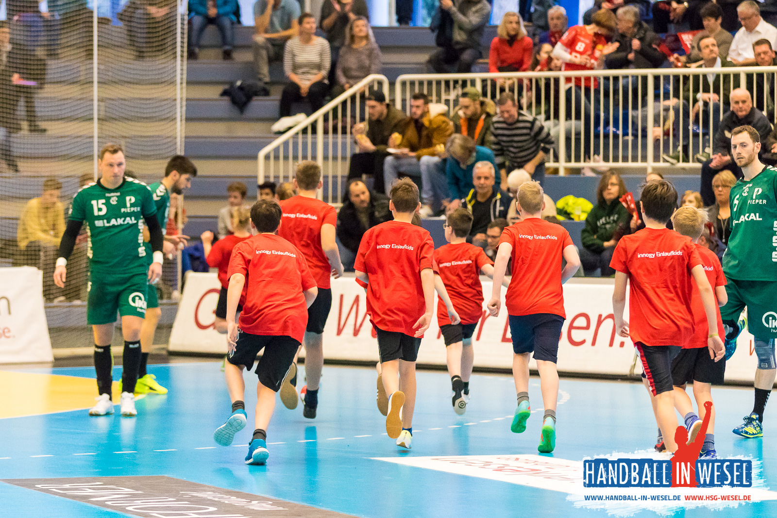 HSG Wesel E-Jugend / Einlaufkids TUSEM Essen 2017